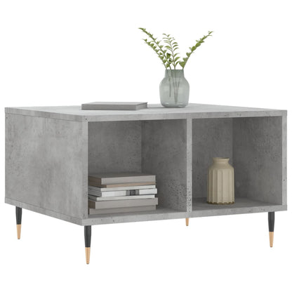 Coffee Table Concrete Grey 60x50x36.5 cm Engineered Wood
