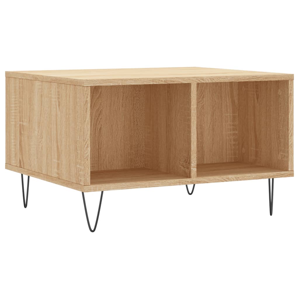 Coffee Table Sonoma Oak 60x50x36.5 cm Engineered Wood