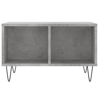 Coffee Table Concrete Grey 60x50x36.5 cm Engineered Wood
