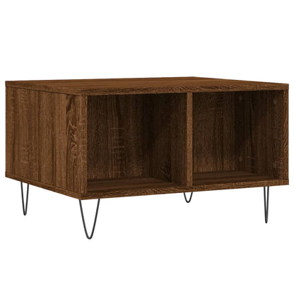 Coffee Table Brown Oak 60x50x36.5 cm Engineered Wood