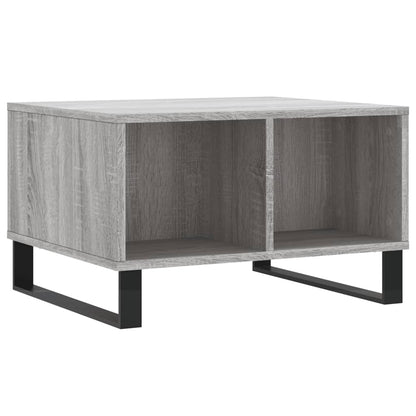 Coffee Table Grey Sonoma 60x50x36.5 cm Engineered Wood
