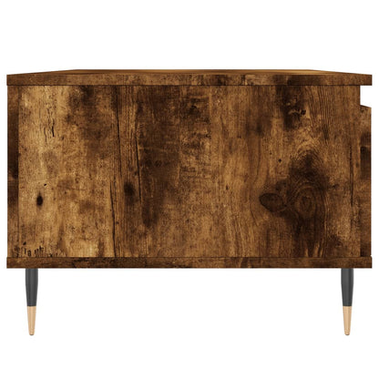 Coffee Table Smoked Oak 90x50x36.5 cm Engineered Wood