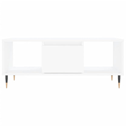Coffee Table White 90x50x36.5 cm Engineered Wood