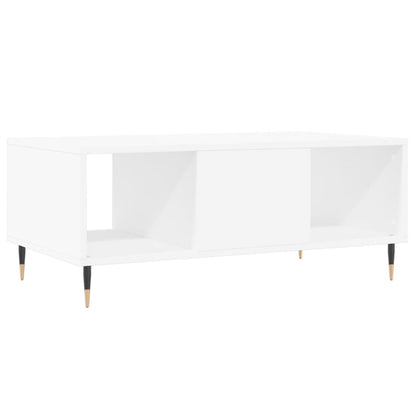 Coffee Table White 90x50x36.5 cm Engineered Wood