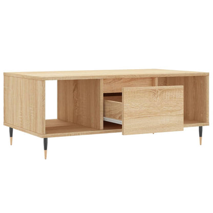 Coffee Table Sonoma Oak 90x50x36.5 cm Engineered Wood