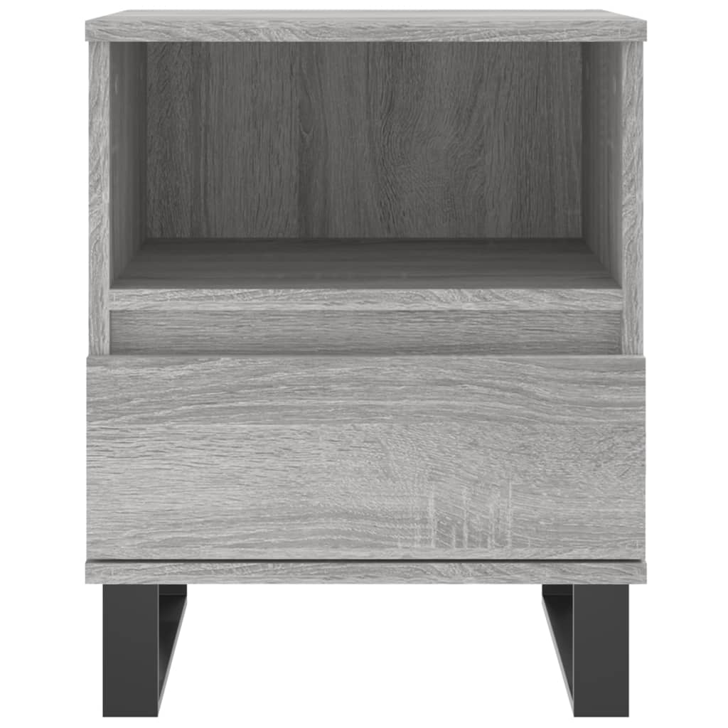 Bedside Cabinet Grey Sonoma 40x35x50 cm Engineered Wood