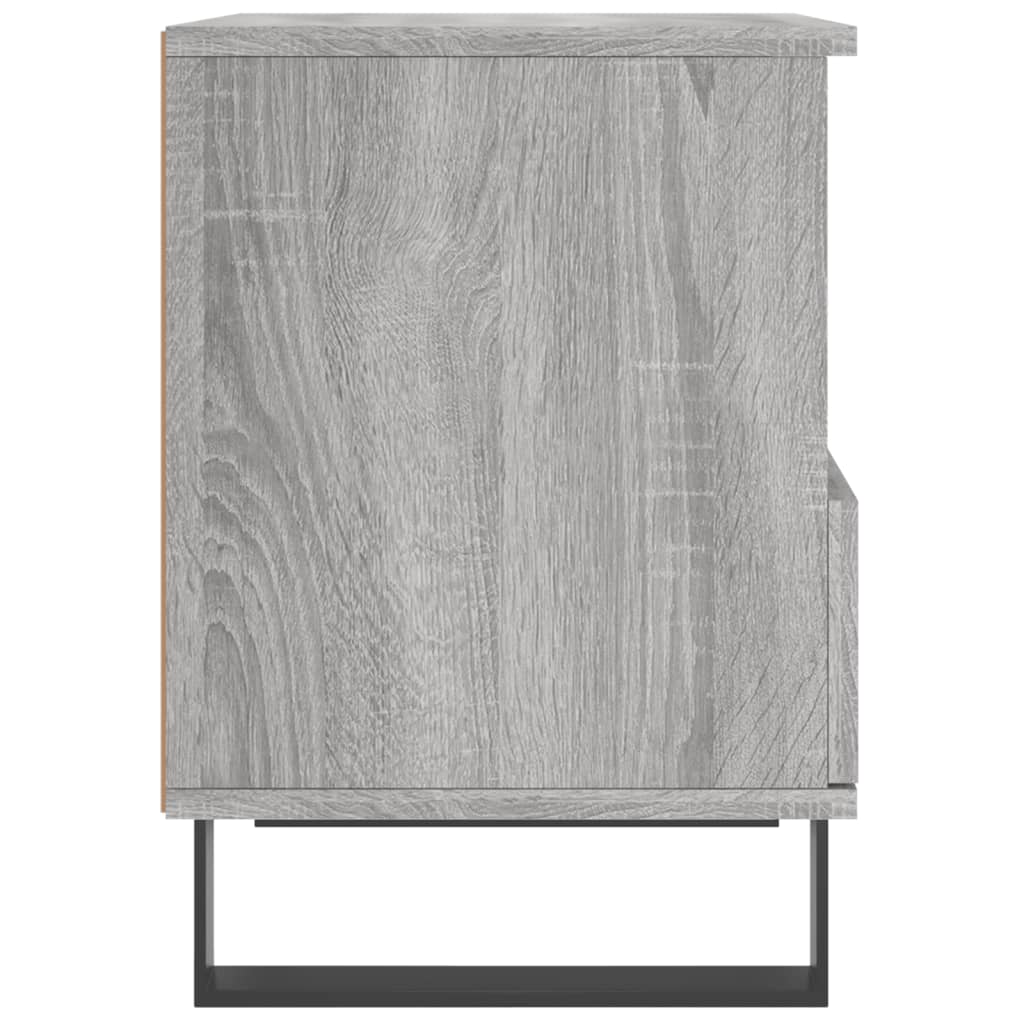 Bedside Cabinet Grey Sonoma 40x35x50 cm Engineered Wood