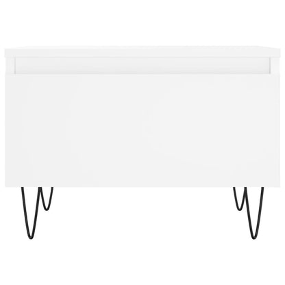 Coffee Tables 2 pcs White 50x46x35 cm Engineered Wood