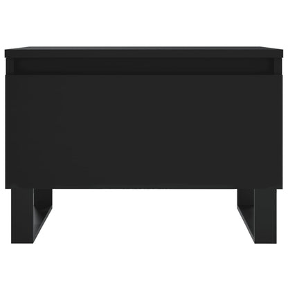 Coffee Tables 2 pcs Black 50x46x35 cm Engineered Wood