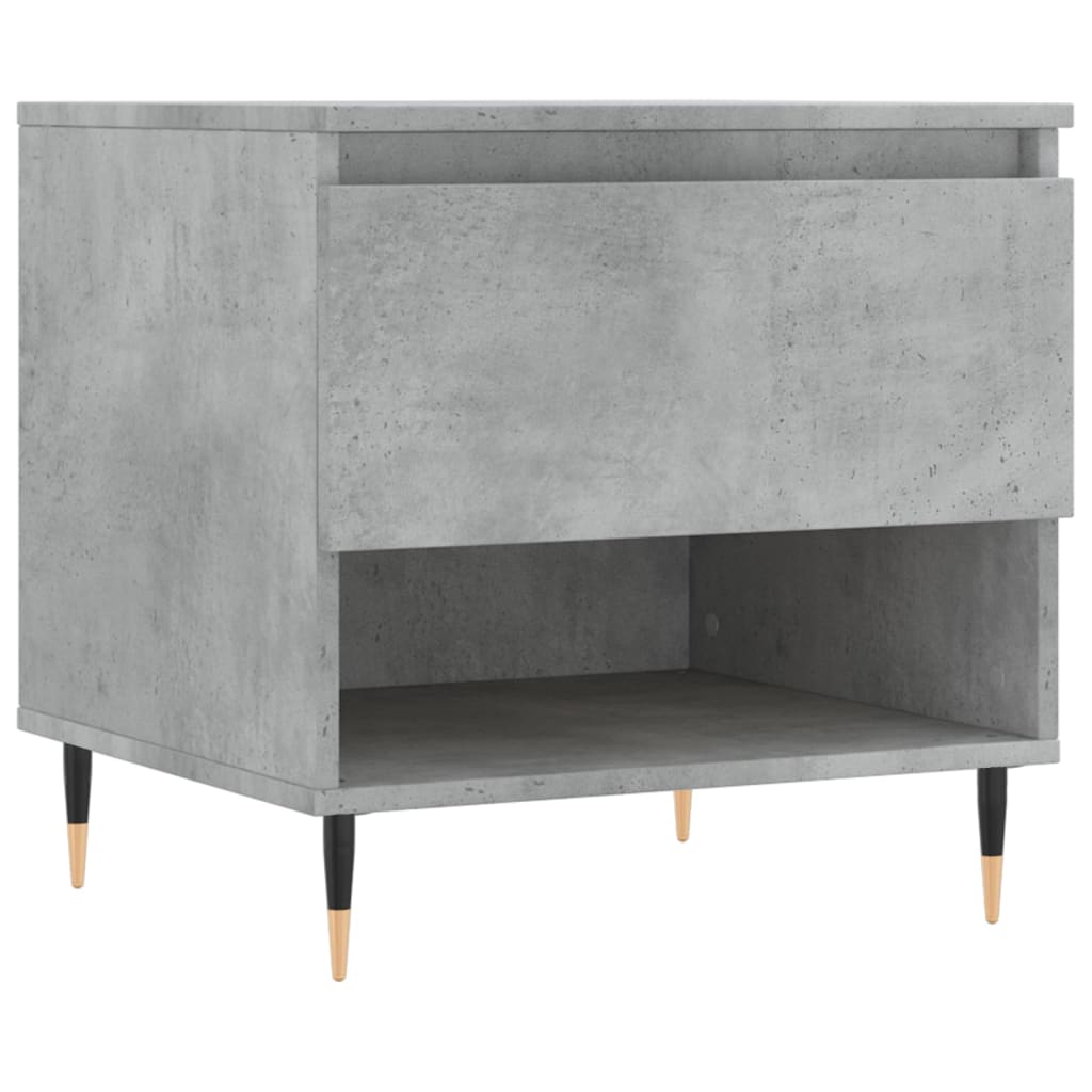Coffee Table Concrete Grey 50x46x50 cm Engineered Wood