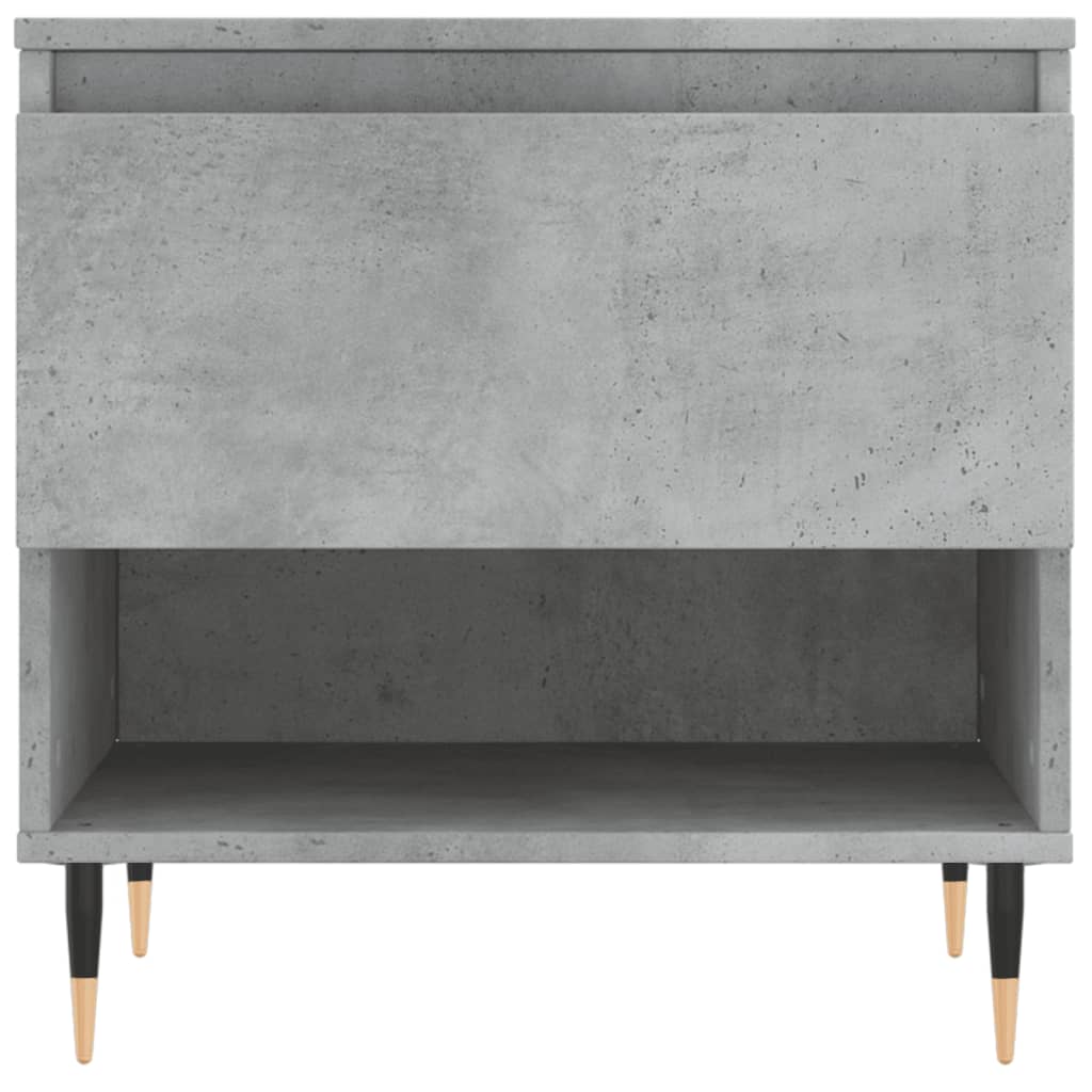 Coffee Table Concrete Grey 50x46x50 cm Engineered Wood