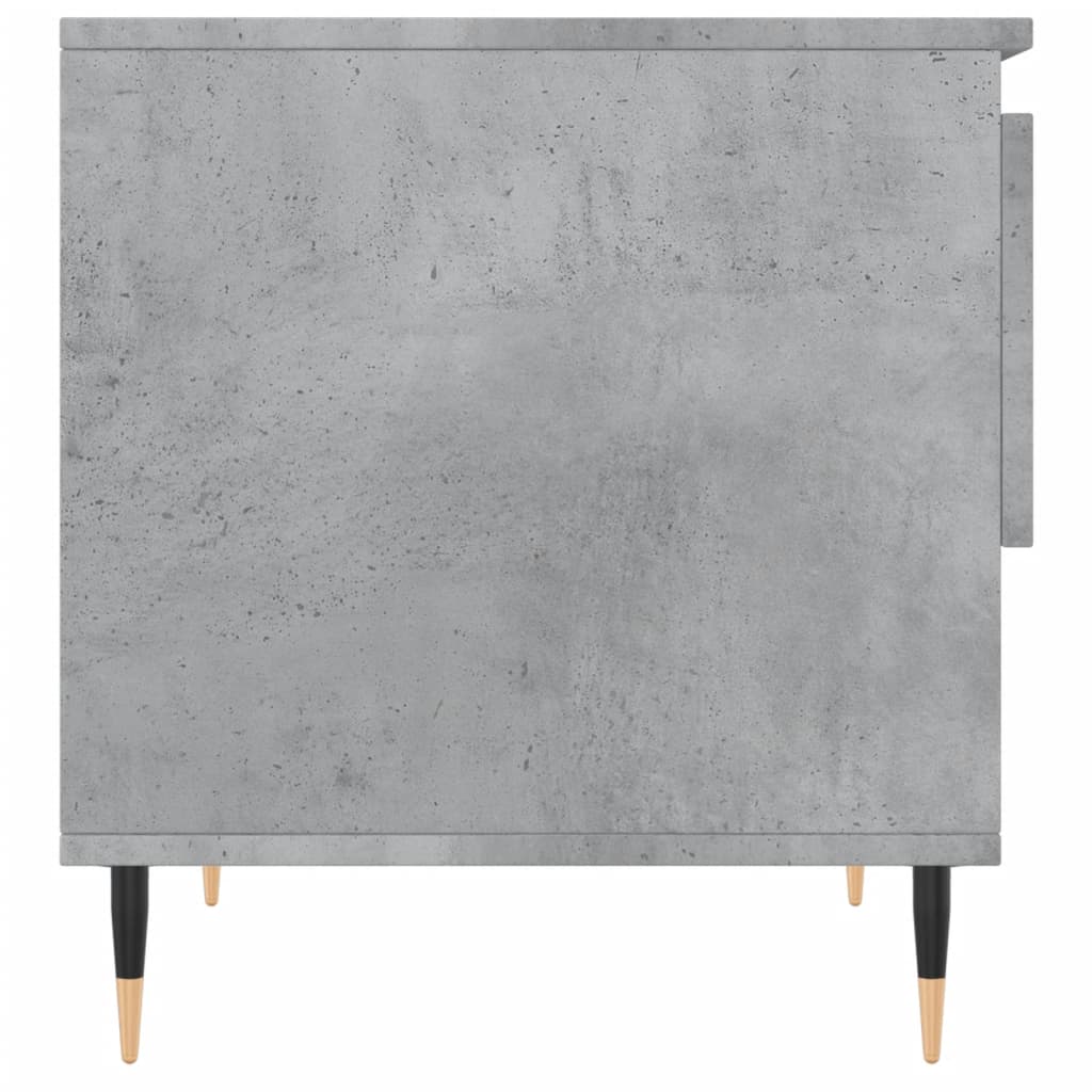 Coffee Table Concrete Grey 50x46x50 cm Engineered Wood