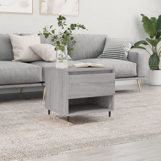 Coffee Table Grey Sonoma 50x46x50 cm Engineered Wood