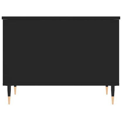 Coffee Table Black 60x44.5x45 cm Engineered Wood