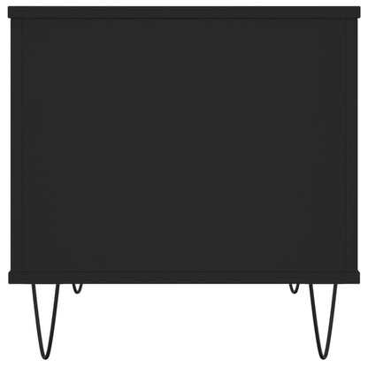 Coffee Table Black 60x44.5x45 cm Engineered Wood