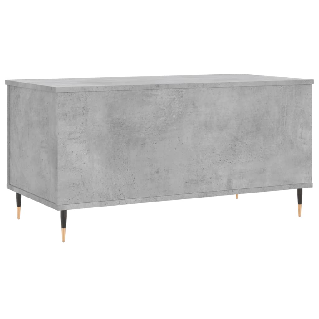 Coffee Table Concrete Grey 90x44.5x45 cm Engineered Wood