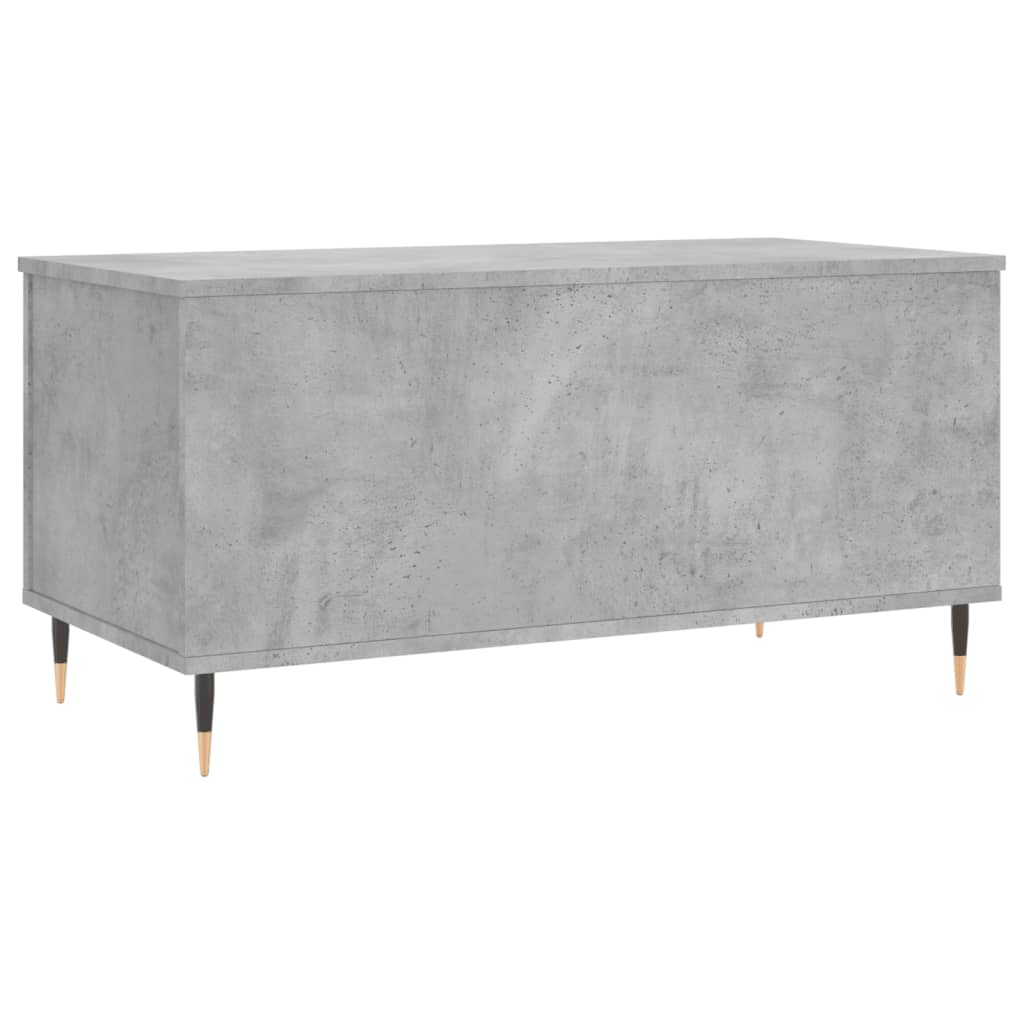 Coffee Table Concrete Grey 90x44.5x45 cm Engineered Wood