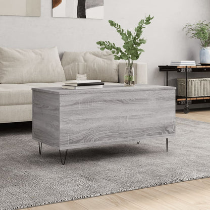 Coffee Table Grey Sonoma 90x44.5x45 cm Engineered Wood