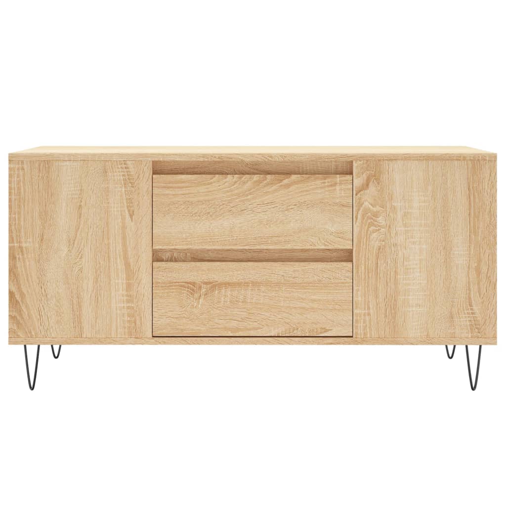 Coffee Table Sonoma Oak 102x44.5x50 cm Engineered Wood