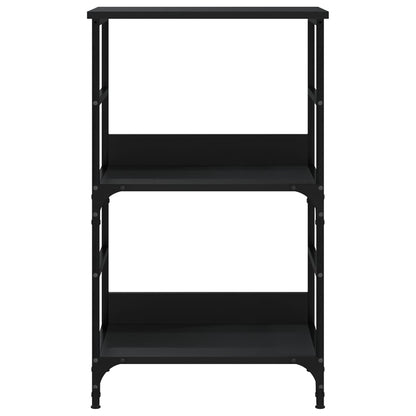 Bookshelf Black 50x33x82 cm Engineered Wood