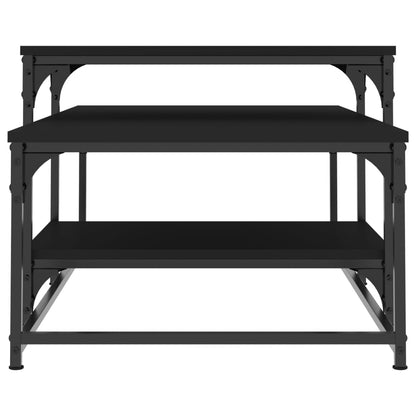 Coffee Table Black 102x60x45 cm Engineered Wood