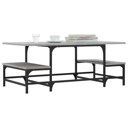 Coffee Table Grey Sonoma 100x50.5x40 cm Engineered Wood