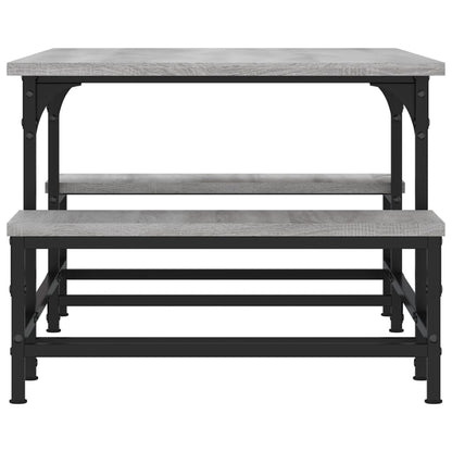 Coffee Table Grey Sonoma 100x50.5x40 cm Engineered Wood