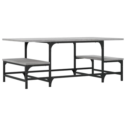 Coffee Table Grey Sonoma 100x50.5x40 cm Engineered Wood