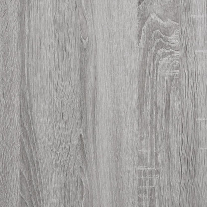 Bookshelf Grey Sonoma 91x36x176 cm Engineered Wood and Steel