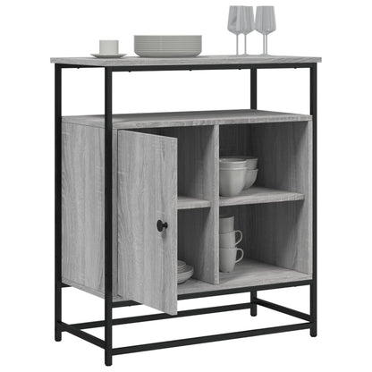Sideboard Grey Sonoma 69x35x80 cm Engineered Wood