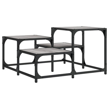 Coffee Table Grey Sonoma 68x68x40 cm Engineered Wood