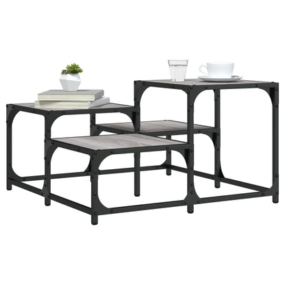 Coffee Table Grey Sonoma 68x68x40 cm Engineered Wood