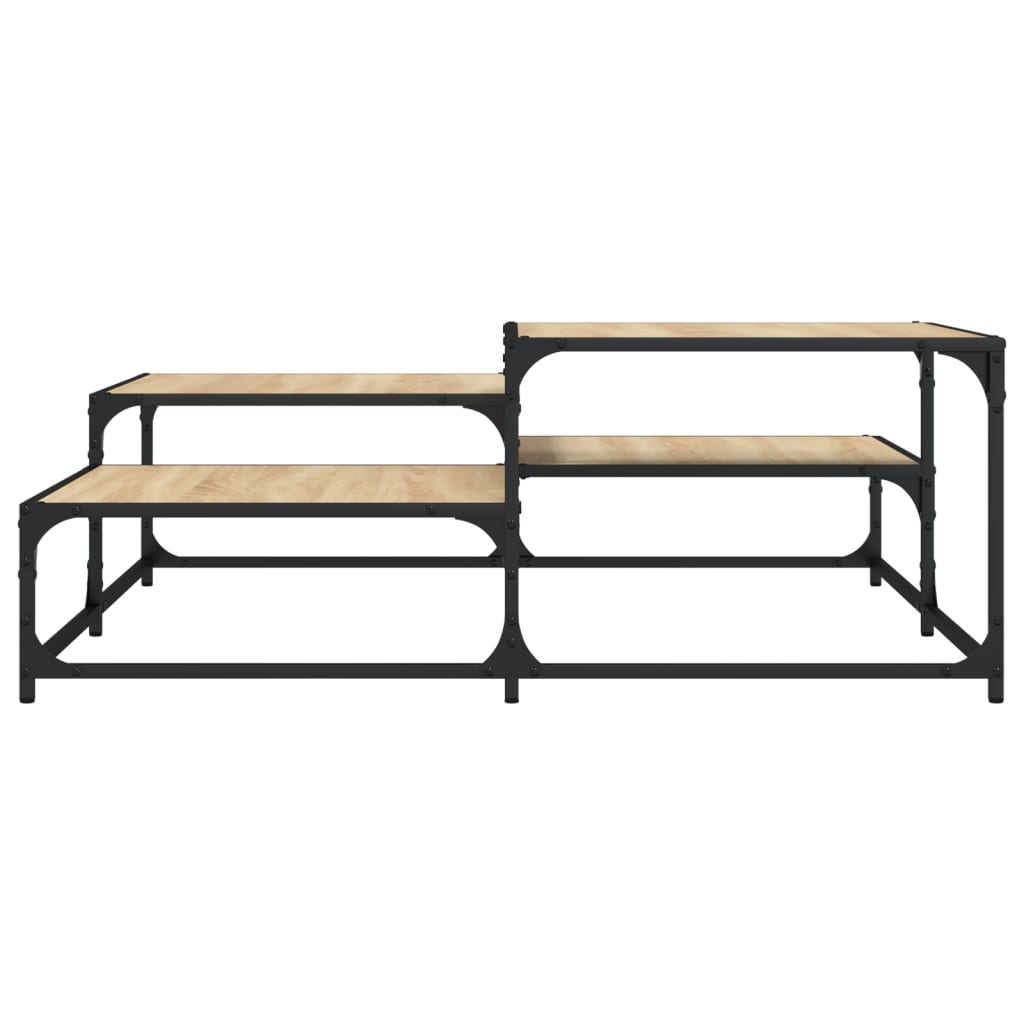 Coffee Table Sonoma Oak 107x107x40 cm Engineered Wood