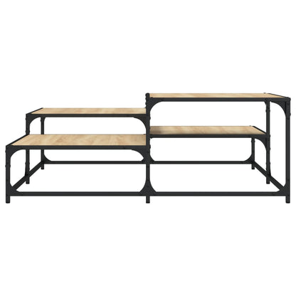 Coffee Table Sonoma Oak 107x107x40 cm Engineered Wood