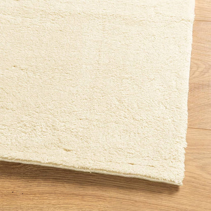Rug HUARTE Short Pile Soft and Washable Cream 140x200 cm