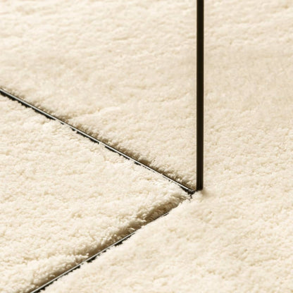 Rug HUARTE Short Pile Soft and Washable Cream 140x200 cm