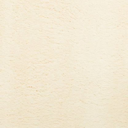 Rug HUARTE Short Pile Soft and Washable Cream 140x200 cm