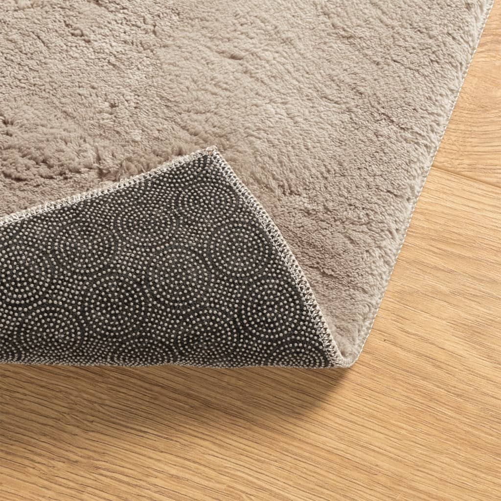 Rug HUARTE Short Pile Soft and Washable Sand 160x230 cm