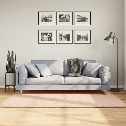 Rug HUARTE Short Pile Soft and Washable Blush 120x170 cm