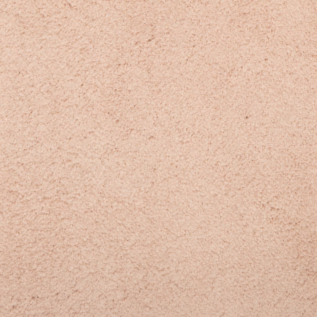 Rug HUARTE Short Pile Soft and Washable Blush 160x160 cm