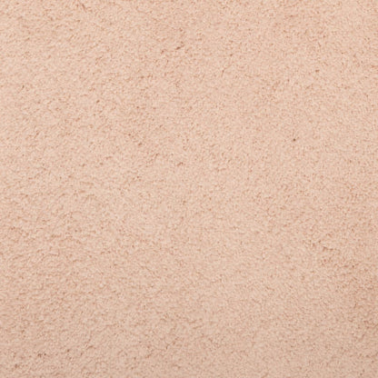 Rug HUARTE Short Pile Soft and Washable Blush 160x160 cm