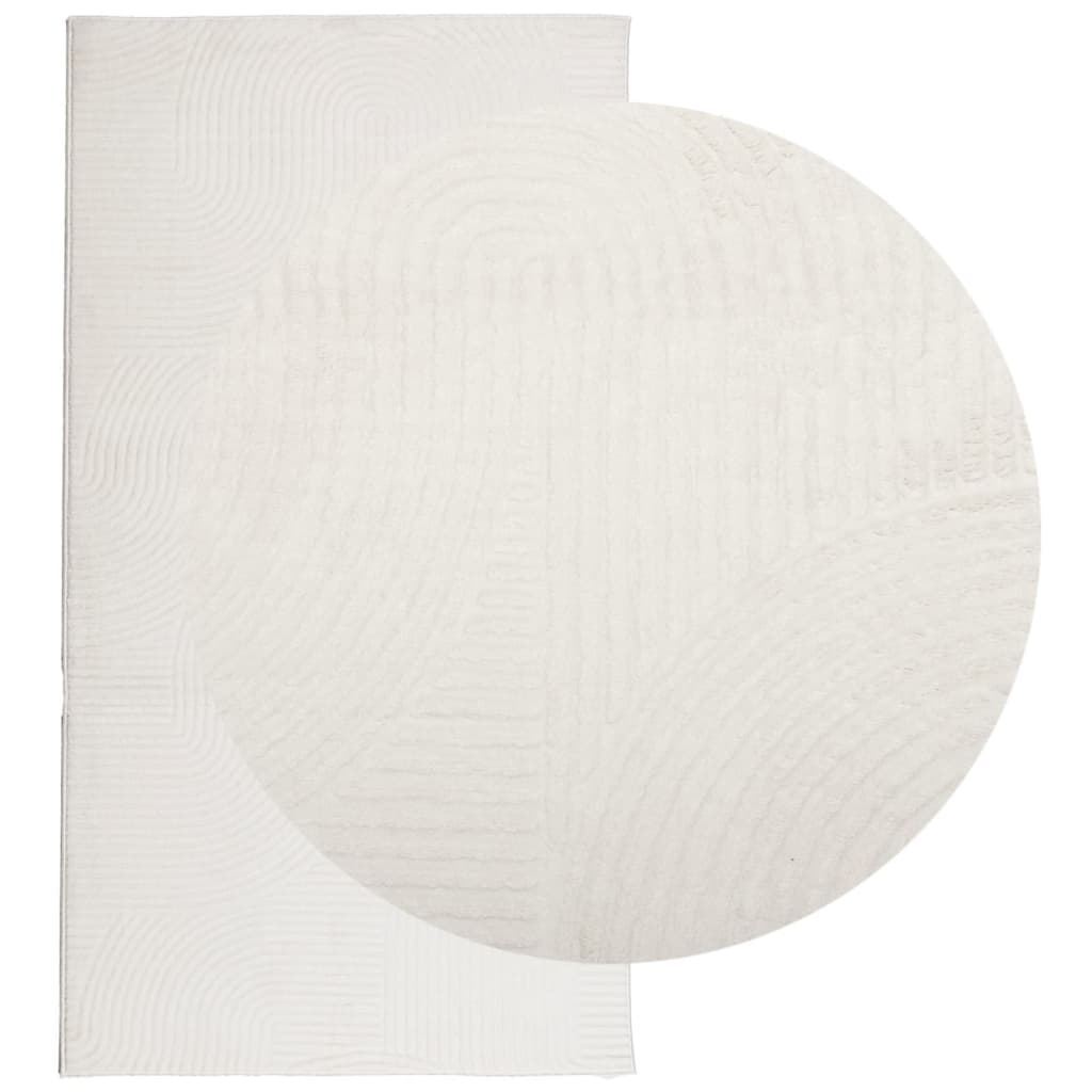 Rug IZA Short Pile Scandinavian Look Cream 80x150 cm