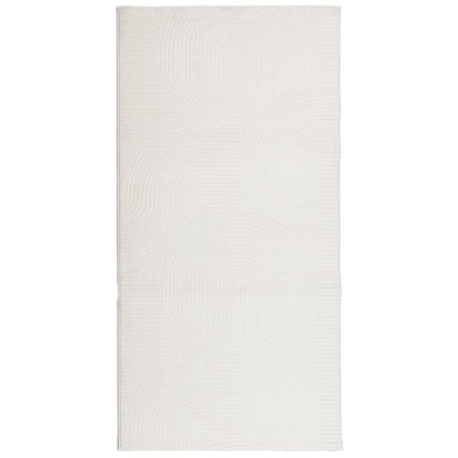 Rug IZA Short Pile Scandinavian Look Cream 100x200 cm
