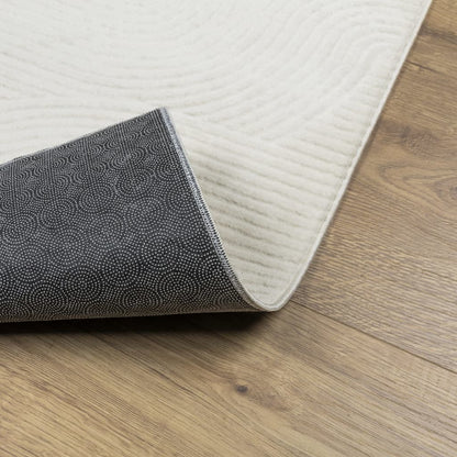 Rug IZA Short Pile Scandinavian Look Cream 100x200 cm