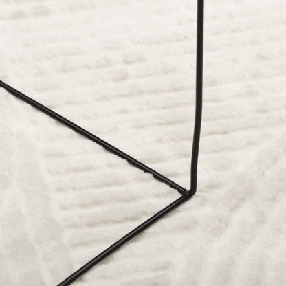 Rug IZA Short Pile Scandinavian Look Cream 160x230 cm
