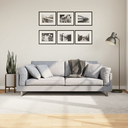 Rug IZA Short Pile Scandinavian Look Cream 160x230 cm