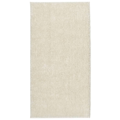 Rug ISTAN High Pile Shiny Look Cream 100x200 cm