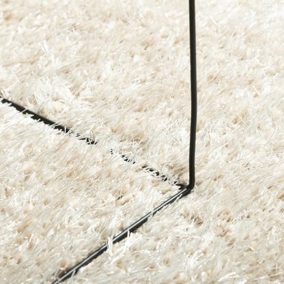 Rug ISTAN High Pile Shiny Look Cream 100x200 cm