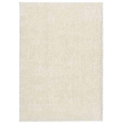 Rug ISTAN High Pile Shiny Look Cream 120x170 cm