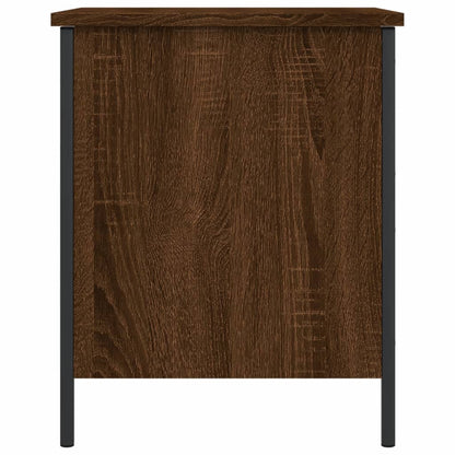 Storage Bench Brown Oak 40x42.5x50 cm Engineered Wood